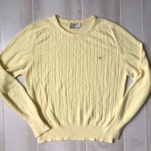 yellow dior sweater